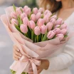 С любовью - букет из розовых тюльпанов 3